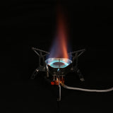 TOMSHOO Foldable Camping Gas Stove with Adapters Outdoor Stove Gas Burner for Outdoor Backpacking Fishing Cooking