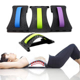 1pc Back Stretch Equipment Massager Massageador Magic Stretcher Fitness Lumbar Support Relaxation Spine Pain Relief Dropshipping