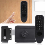 Smart Access Control Fingerprint Password Card Key Wiring Electric Anti-Theft 375KHz Door Lock For Home Apartment Safety Lock