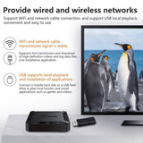 H313 4K 60 Fps TV BOX 2.4G WIFI HDMI-compatible Smart TV BOX Network Set Top Box Player Support Security Digital Card 2GB+16GB