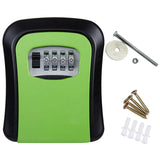 4 Colors Wall Mount Key Storage Secret Box Organizer 4 Digit Combination Password Security Code Lock No Key Home Key Safe Box