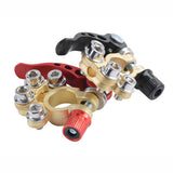 2pcs Battery Terminal Connectors Quick Release Disconnect Car Battery Cable Terminal Clamps with Hex Wrench Positive Negative