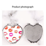 Double sided Folding Small Makeup Mirror Foldable Portable HD Mirror Cosmetic Portable Mirror Beauty Tools