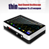 Mini Tablet Digital Oscilloscope 2 Channels 100MHz Band Width 1GSa/s Sampling Rate Oscilloscope 7'' Color TFT LCD Touch Screen