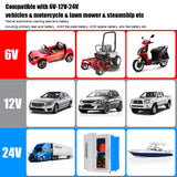 KW710 Motorcycle Car Truck Battery Tester 6V 12V 24V Battery Analyzer 100 to 2000 CCA Charging Cranking Test Tools for the Car
