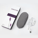 Hot Compress Eyeshade Lavender Eye Mask Anti Dark Circle Fatigue Relief Improve sleeping quality Heating Eye Massage Spa Eye Car