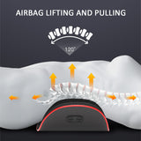 NEW Electric Lumbar Traction Device Waist Back Massager Vibration Massage Machine Lumbar Spine Support Waist Relieve Fatigue