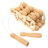 Roller Rope Wooden Massager Tool for Body Muscle Pain Relief
