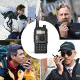2PCS BaoFeng UV-S9 Plus 10W Dual Band Two-Way Radio (136-174MHz VHF &amp; 400-520MHz UHF) Support USB Charging Walkie Talkie