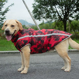 New style pet clothes autumn and winter windproof padded warm dog coat big dog pet ass pet clothing