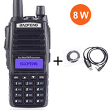 Baofeng UV-82 Walkie Talkie Real 8W Portable Radio Dual PTT Two-way Radio Vhf Uhf Amateur Radio Receiver UV82 Better than UV5R