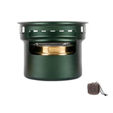Aluminum Alloy Camping Alcohol Stoves Picnic BBQ Furnace Windproof Alcohol Stoves Outdoor Cooking Furnace Household Tea Stoves
