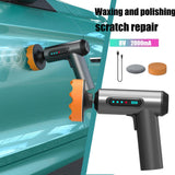 Wireless Electric Car Polisher Machine Polishing Wax Tool Adjustable Speed Household Car Digital Display Sealing Waxing Machine