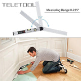 250/400MM 0-225 Degree Digital Angle Ruler Detector Aluminum Alloy Electronic Protractor Level Measuring Gauge Meter Inclinomete