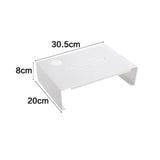 Monitor Stand Laptop Holder Metal Desktop Storage Desk Notebook Riser for Home Office Laptop PC Display Rack TV Screen Bracket