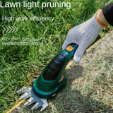 New updated 7.2V Cordless Grass Hedge Trimmer 2in1 Battery Rechargeable Shear Hedger PGHS7.2 Cordless Garden Tool posenpro