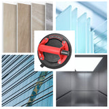 200mm Diameter Vacuum Suction Cup 100kg Bearing Capacity Heavy Duty Vacuum Ceramic Tile Lifter for Granite Glass Lifting Tool