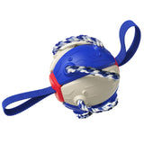 Outdoor Training Dog Toys Frisbee Football Bite Resistance Toy for Dogs Pet Products Plush Accessories Supplies Interactive Home