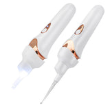 Electric Glow Safe Vibration Painless Vacuum Ear Wax Pickup Cleaner Remover Spiral Ear Cleaning Device Wax Pickup Ear Pick