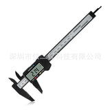0-6Inch150mm Electronic Digital Vernier Caliper Carbon Fiber Reinforced Plastic High Precision Slide Caliper LCD Measuring Tool