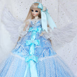 1/3 BJD Doll 60CM 18 Ball Jointed Dolls With Outfits Palace Maxi Dress Wig Shoes Makeup Toys Gifts For Girls Collection