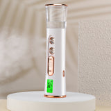 Double Spray-head Skin Analyzer Machine Nano Mist Face Sprayer Handheld Hydrating Humidifier Beauty Moisturizing Skin Tester USB