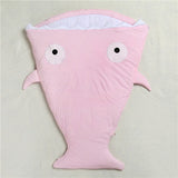 7 Colors Cute Baby Sleeping Bag Shark Sleeping Bag Cartoon Anti-kick Is Autumn And Winter Baby Out Of Hugs Warm Infant Swaddle