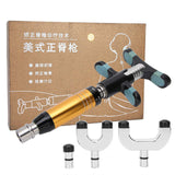 6 Levels Adjustable Manual Bone Correction Therapy Instrument Stimulator Stainless Steel Spine Chropractic Massager Health Care