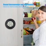 5pcs Temperature Meter Gauge for Humidors Home Humidifiers Greenhouse Baby Room Mini Digital Electronics Portable Tool
