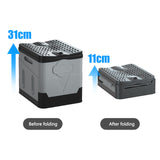 Travel Portable Car Emergency Toilet with cover Outdoor Folding Camping Toilet for Camping Hiking Boat Road Trips Beach