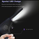 Air Duster Wireless Screen Laptop Dust Keyboard Cleaning Mini Air Blower Pet Hair Table Desk Cleaning Strong Wind Dust Blower