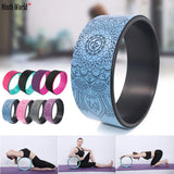 Yoga Pilates Circle TPE Fitness Roller Wheel Yoga Prop Wheel Back Training Tool Home Workout Wheel Waist Shape Pilates Ring