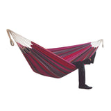 Undefined Two-person Hammock Camping Thicken Swinging Chair Outdoor Hanging Bed Canvas Rocking Chair Not with Stand 200*150cm