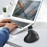 2.4G USB Rechargeable Wireless Vertical Mouse Ergonomics Mute 2400DPI Adjustable Mice for PC Laptop Home Office Windows Mac