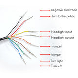Dropship-Ebike Light Switch+Horn and Turning Light Switch Scooters Electric Bicycle Intelligent Mountain Bike Parts Accessories