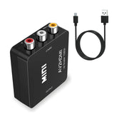 RCA To HDMI-compatible 1080P Converter Composite CVBS AV Video Audio Converter HD Video Converter HDMI-compatible Adapter