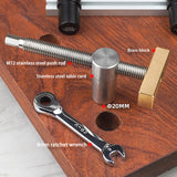 Woodworking Desktop Clip Set Fast Fixed Locked Clamp Vise Brass Fixture Benches Joinery Carpenter Tool For19mm/20mm Hole