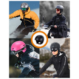 2022 New Winter Warm Cycling Helmets Adjustable Motorcycle Electric Bike Safety Cap Men Women Ski Snowboard Bicycle Helmets