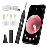 Earwax Removal Tools 3.9mm with 6 LED Lights 360°Wide Angle HD Endoscope WiFi Ear Wax Cleaner Pick Kit for iPhone Phones Tablet
