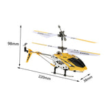 S107G 3CH RC Helicopter Built-in Gyro Remote Control Helicopter Model Toys RTF Double-deck propeller With flashlight