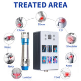 Portable Shockwave Therapy Machine With 7 Heads ED Treatment Pain Relief Relaxing Massage ShockWave Body Physiotherapy Vibrator