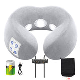 Rechargeable Massage Pillow with Heat Neck Massager Shoulder Massage Massagem Cervical Vertebra Massagers Home Travel Relax