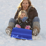 4Pcs Roll Up Snow Sled Lightweight Rolling Snow Sliders Flexible with Handles for Adults Winter Downhill Outdoors Skiing