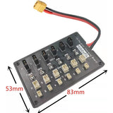 1S 6 Series Battery Parallel Recharging Board Built-in Short Circuit Protections Supports Most Lipo Balance Recharger