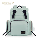 COLORLAND Solid Backpack Diaper Bag Baby Tasche For Mom Backpack Nappy Mummy Maternity Bag Waterproof Backpacks stroller bag