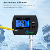 Digital Ph Meter Aquarium Drinking Water Online PH Monitor Professional Accurate Water Quality Tester Multi-Parameter EU Plug