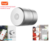 Airbnk M530 Smart Door Lock TUYA Smart Lock Blue-tooth Fingerprint lock Electronic lock Use Original Cylinder