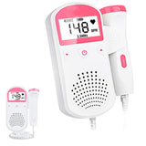 Home Pregnant woman Fetal Heart Rate Monitor Portable radiation-free Baby heartbeat Replaceable battery PR display Fetal Doppler