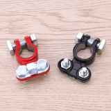 2pcs Professional Zinc Alloy Accumulator Terminal Ends Battery Cable Terminal Battery Cable Ends for Car Vehicle Auto