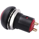 On-Off Latching Waterproof 12mm Push Button Switch SPST 2A IP67